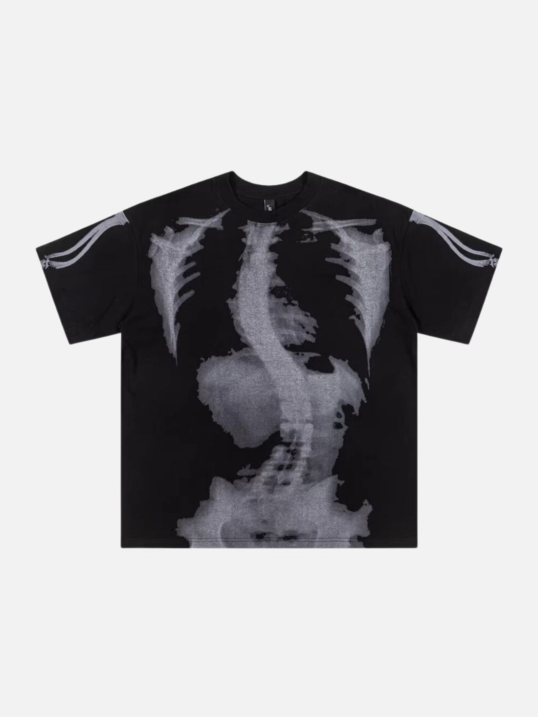 SKELEN - Oversized Print T-Shirt Black | TEENWEAR.EU