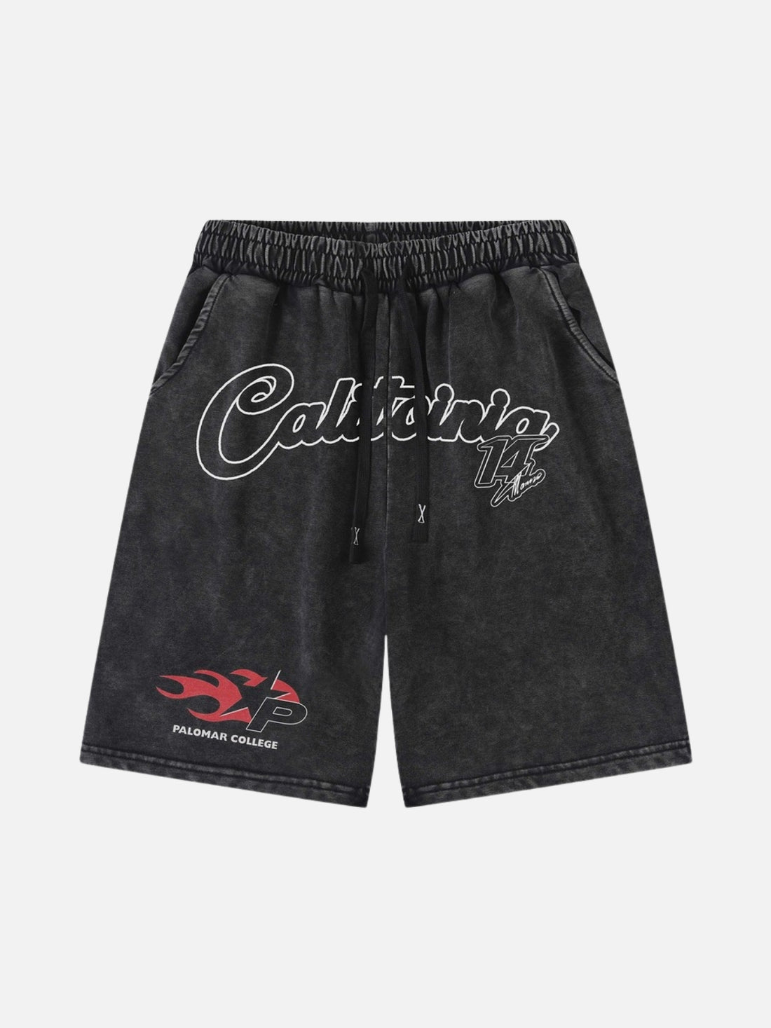 COLTOINIA - Loose Cotton Graphic Shorts Black | Teenwear.eu