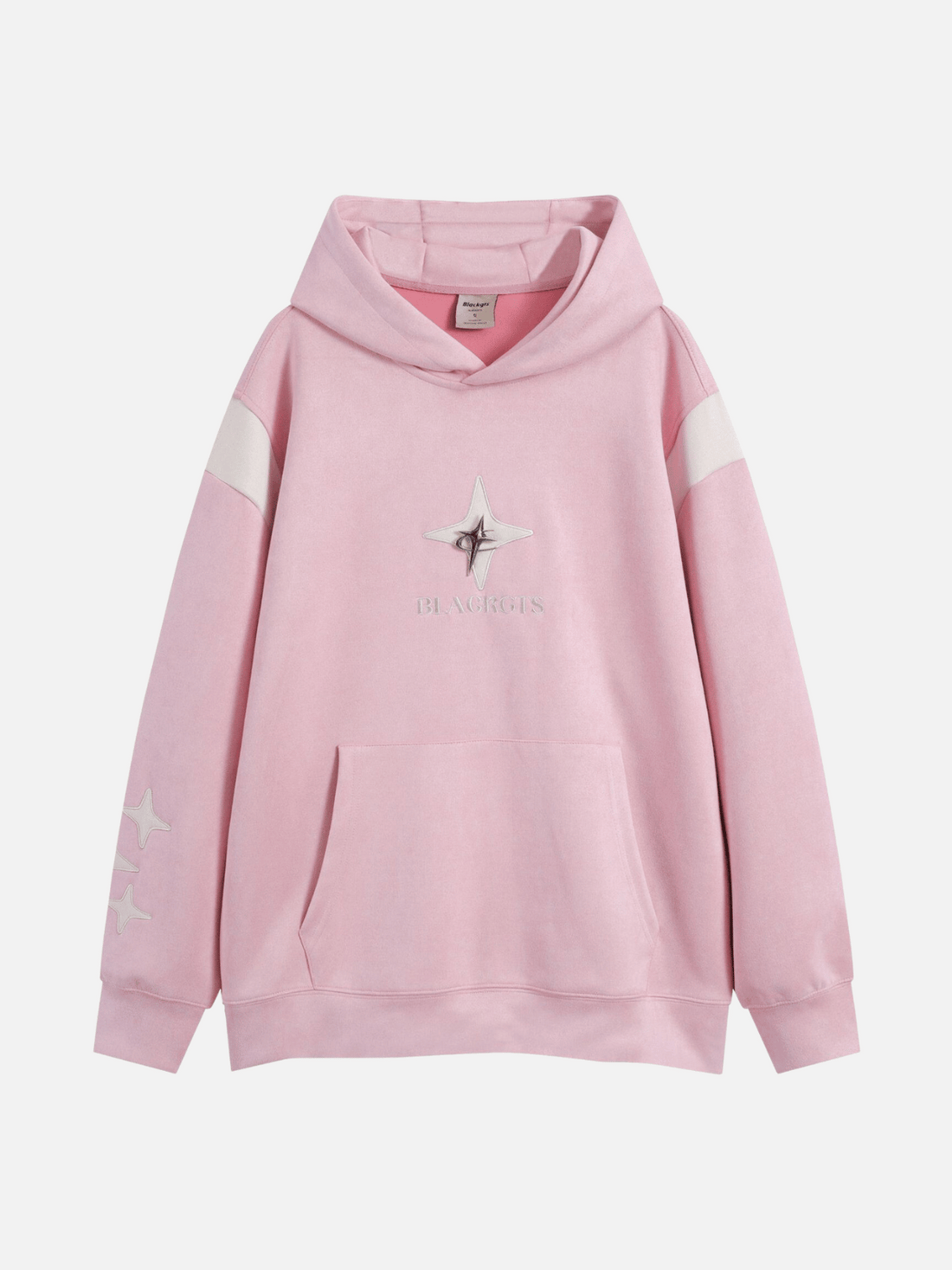 IRON STAR - Oversized Graphic Hoodie Pink | TEENWEAR.EU