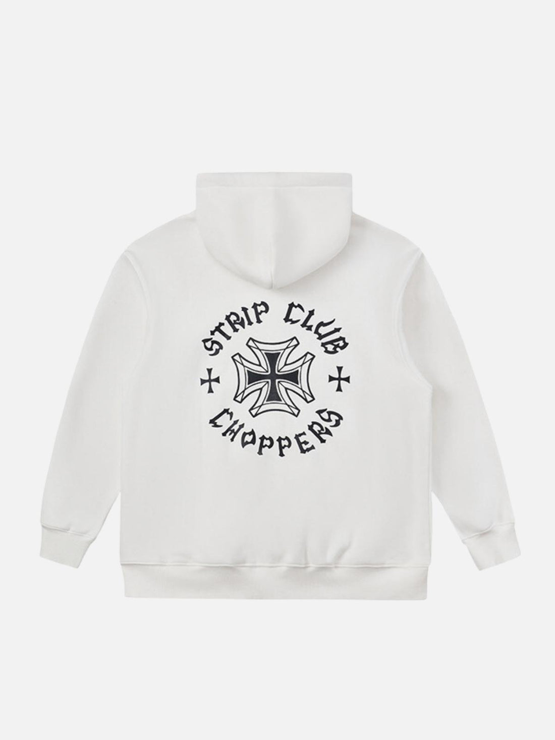 CHOPPERS - Regular Zip Up Hoodie White | TEENWEAR.EU