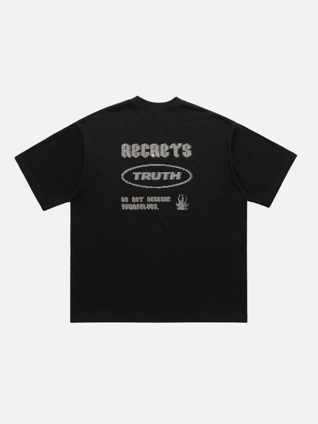 RECRETS - Oversized Rhinestone T-Shirt | TEENWEAR.EU