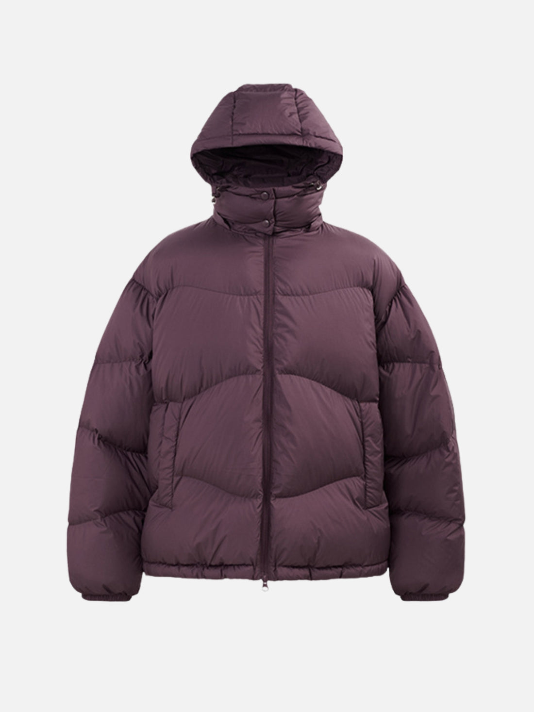 BASED - Puffer Premium Oversized Basic Jacket Red | TEENWEAR.EU