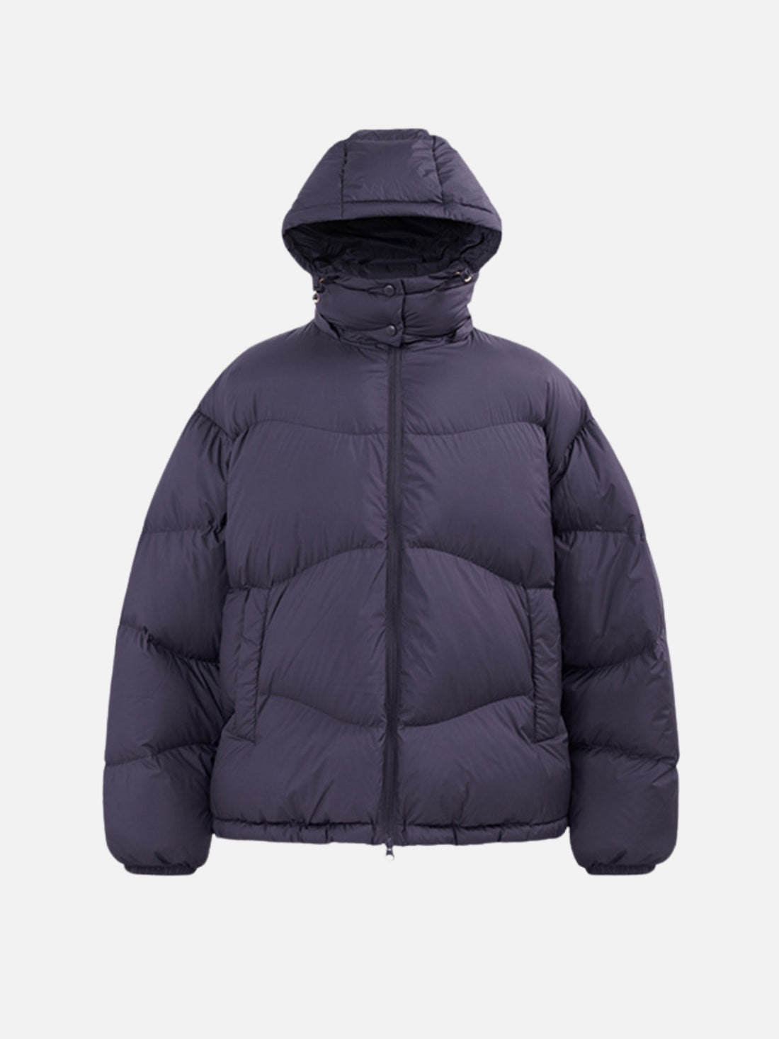 BASED - Puffer Premium Oversized Basic Jacket Purple | TEENWEAR.EU