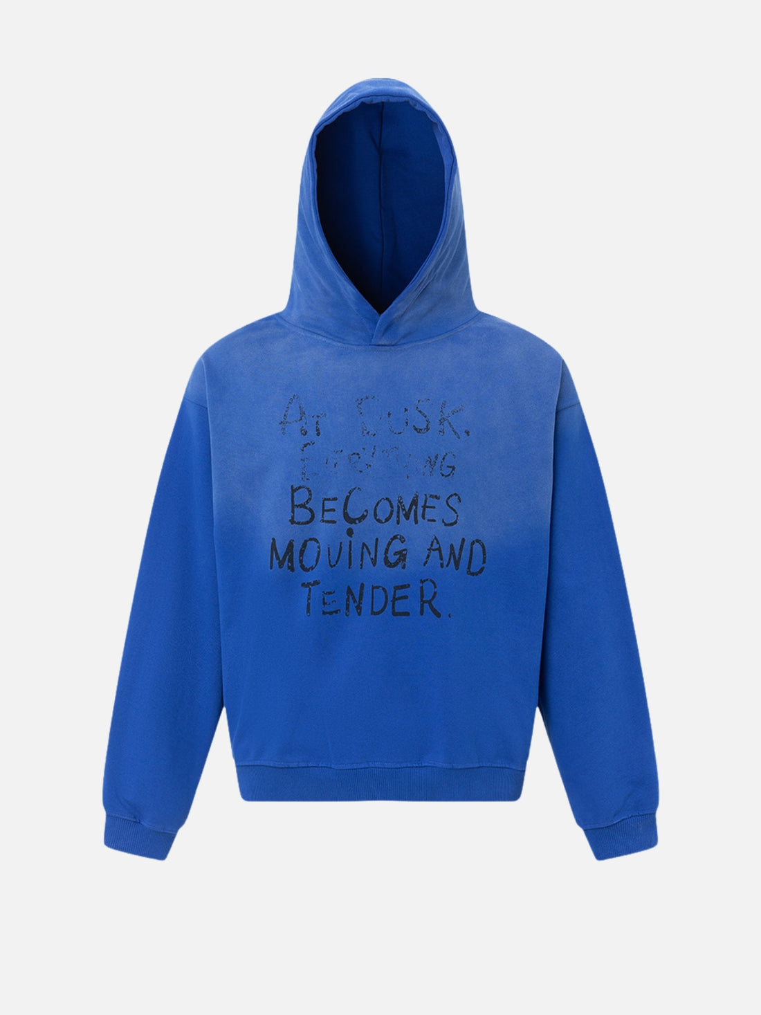 TENDER - Oversized Print Hoodie Blue | TEENWEAR.EU