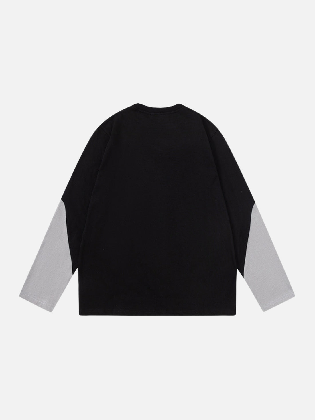 DOLPED - Oversized Embroidered Long Sleeved T-Shirt Black | TEENWEAR.EU