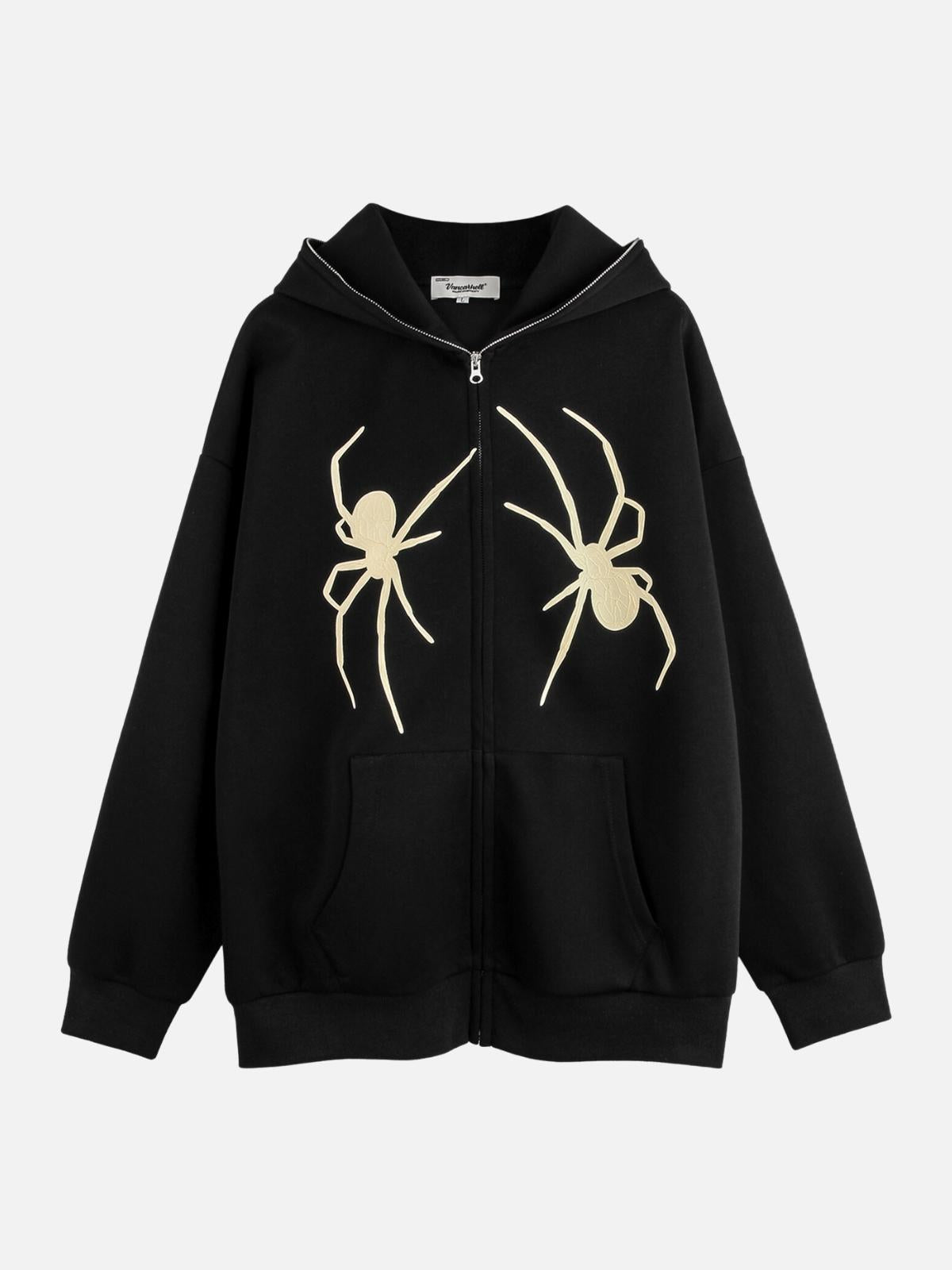 SPIDERS - Oversized Embroidered Hoodie