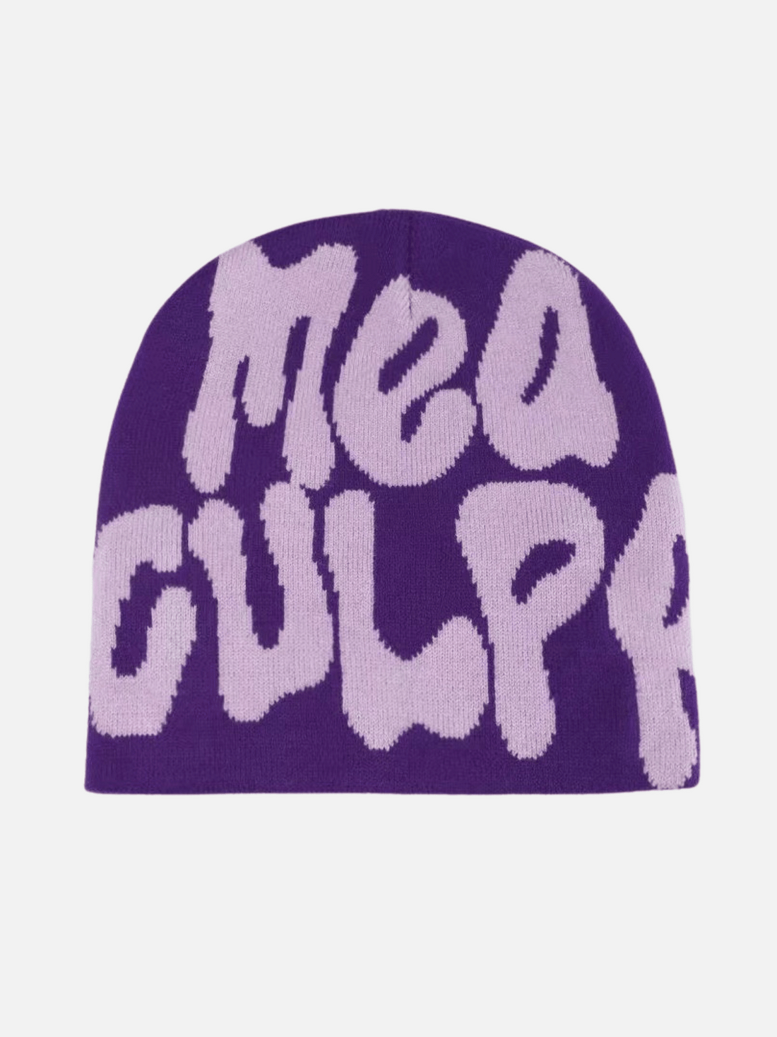 MEA CULPA - Graphic Beanie Purple One Size | TEENWEAR.EU