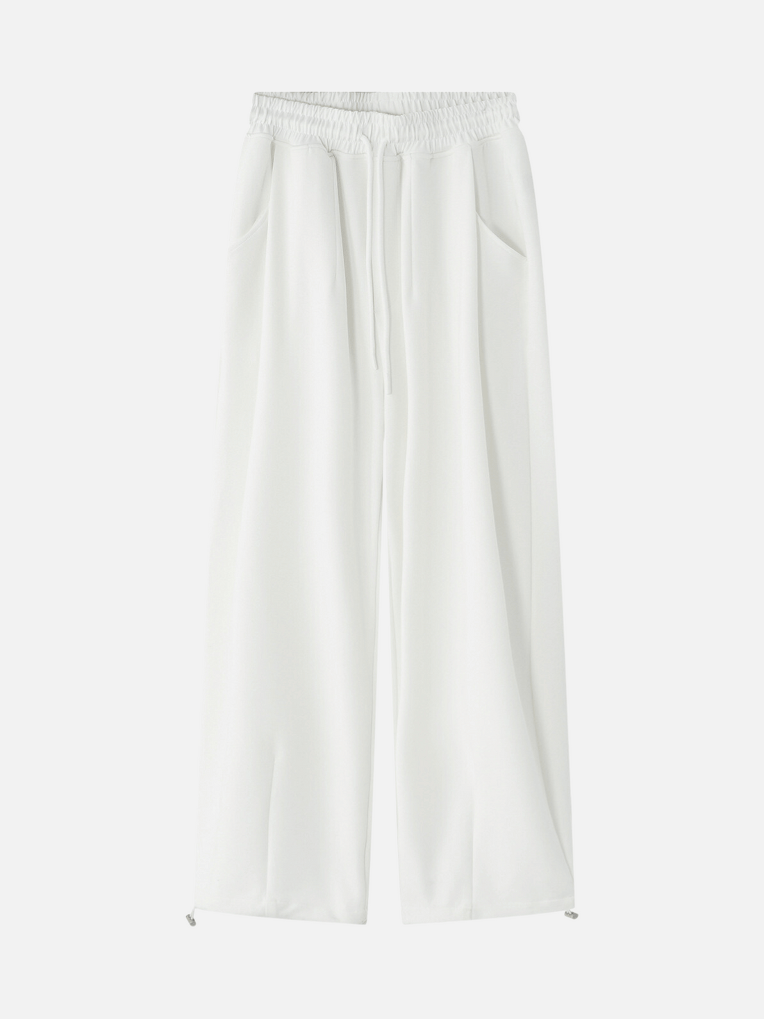 ELEGANCE - Loose Basic Premium Joggers White | TEENWEAR.EU