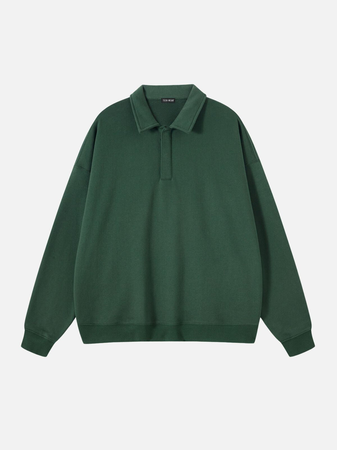 PULSE - Oversized Polo Shirt Green | TEENWEAR.EU