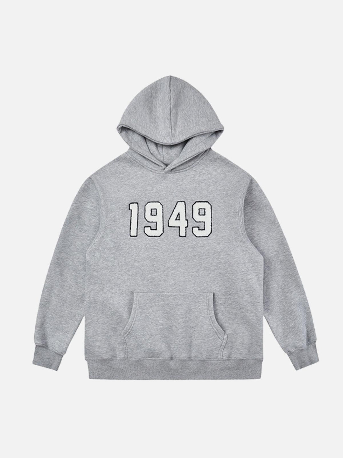 COLLEAGUE - Regular Embroidered Hoodie Grey | TEENWEAR.EU