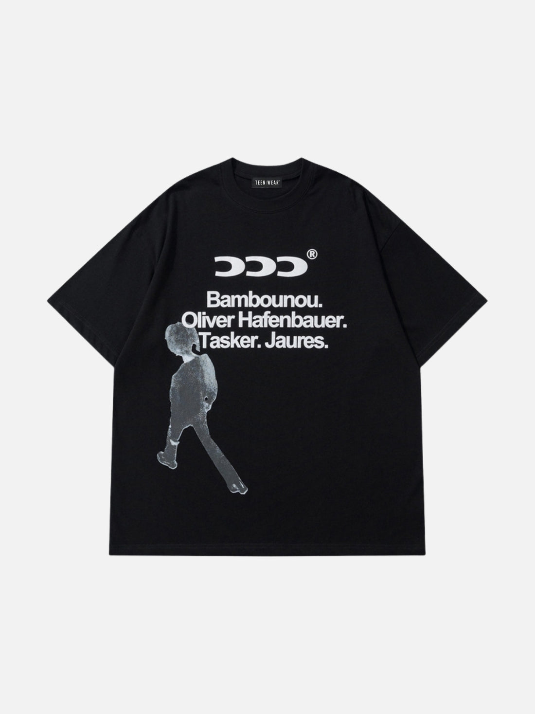 BAMBOUN - Oversized Print T-Shirt Black | TEENWEAR.EU