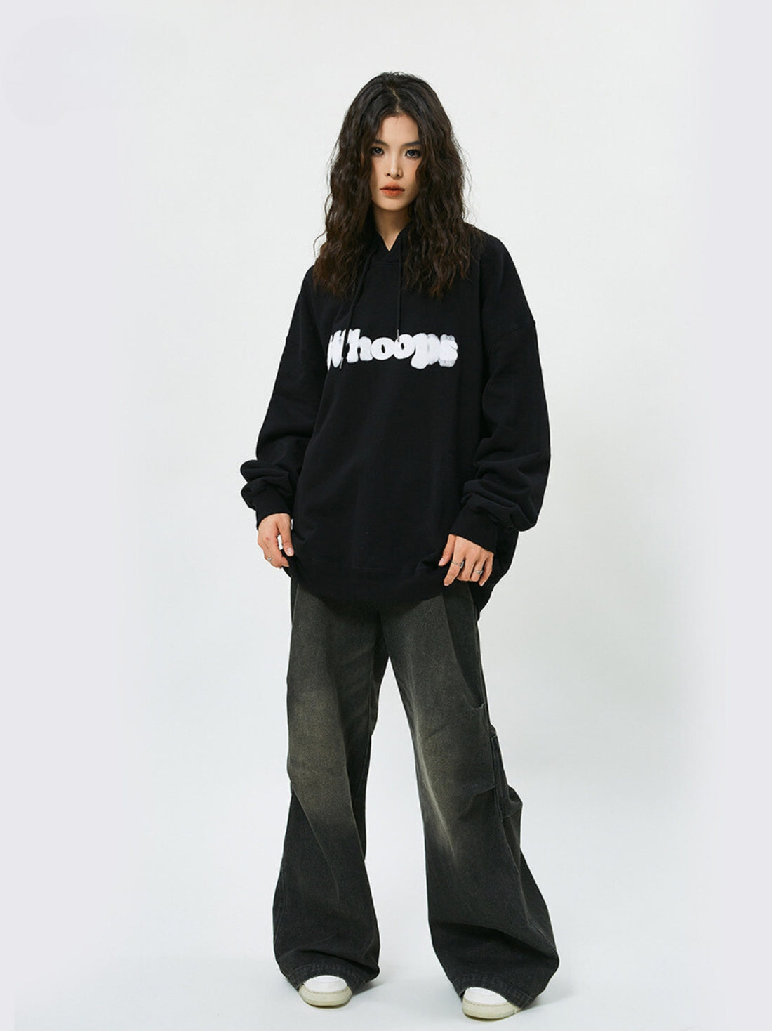 BLURRED - Oversized Print Hoodie | Teenwear.eu