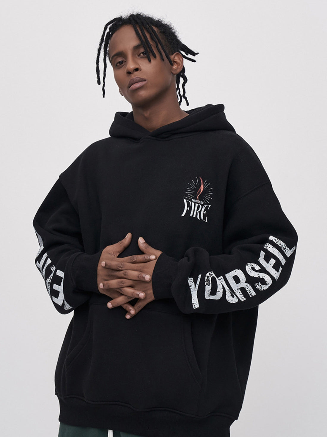 CONFIDENT - Regular Print Hoodie | TEENWEAR.EU