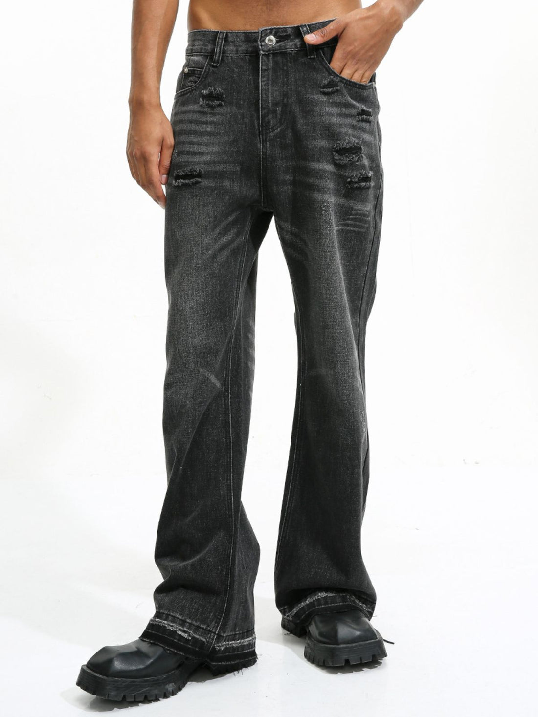 FREEFLOW - Baggy Basic Jeans Black | TEENWEAR.EU