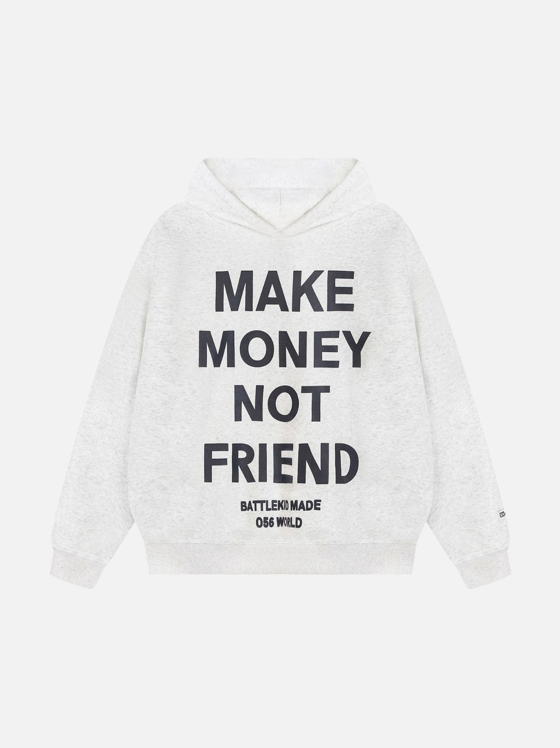 MAKE MONEY - Oversized Print Hoodie Yellow | TEENWEAR.EU