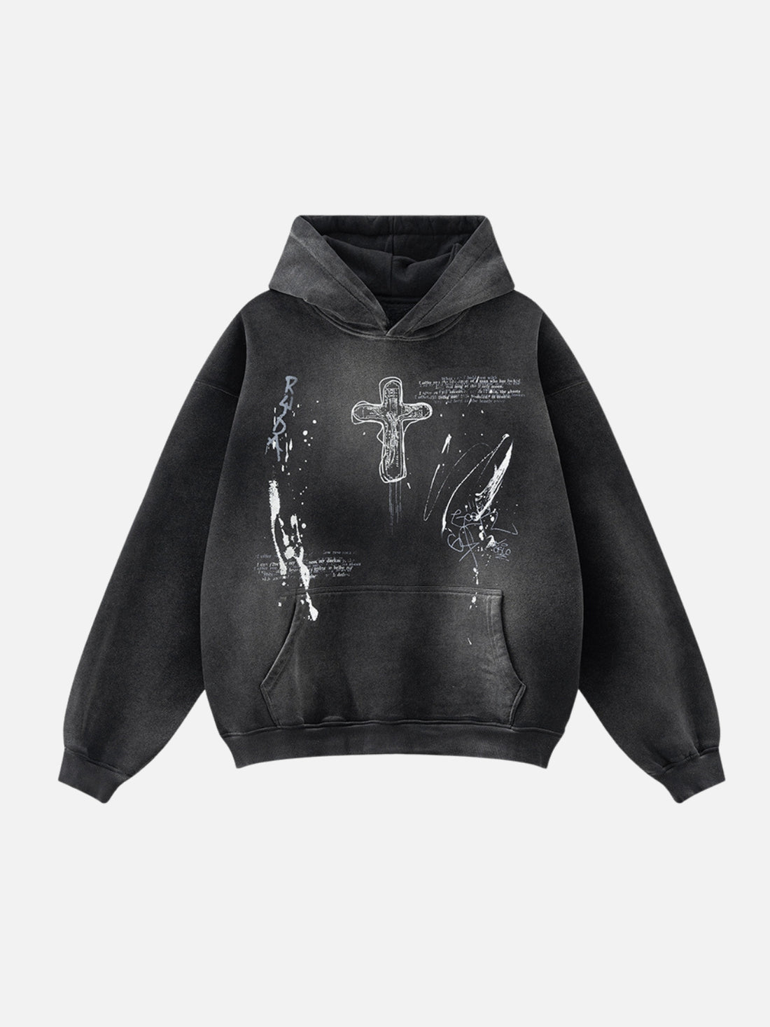 KRISS CROSS - Oversized Print Hoodie