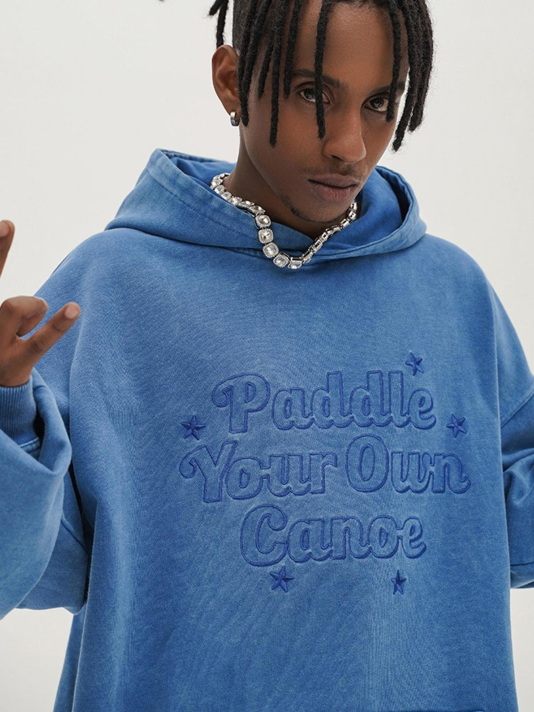 PADDLE - Oversized Embroidered Hoodie Orange | TEENWEAR.EU