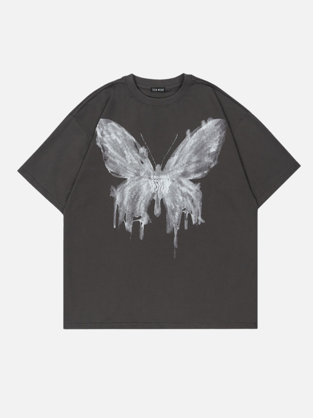 FADYFLY - Oversized Print T-Shirt Black | TEENWEAR.EU