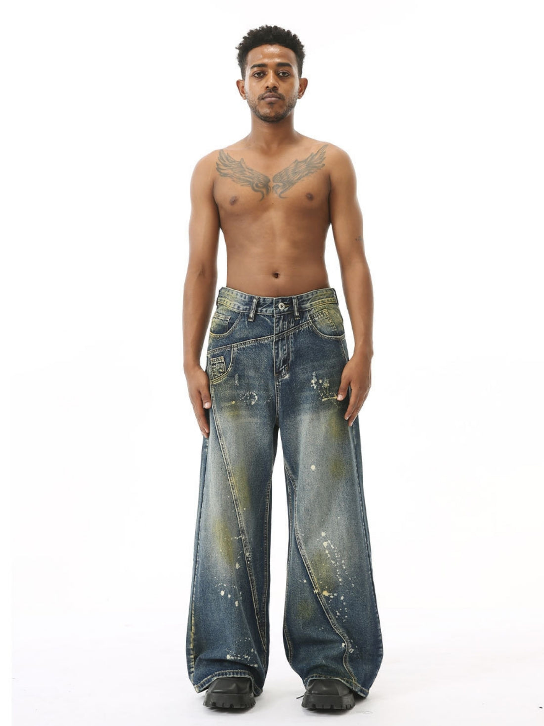 SQUASHED - Baggy Basic Jeans | TEENWEAR.EU