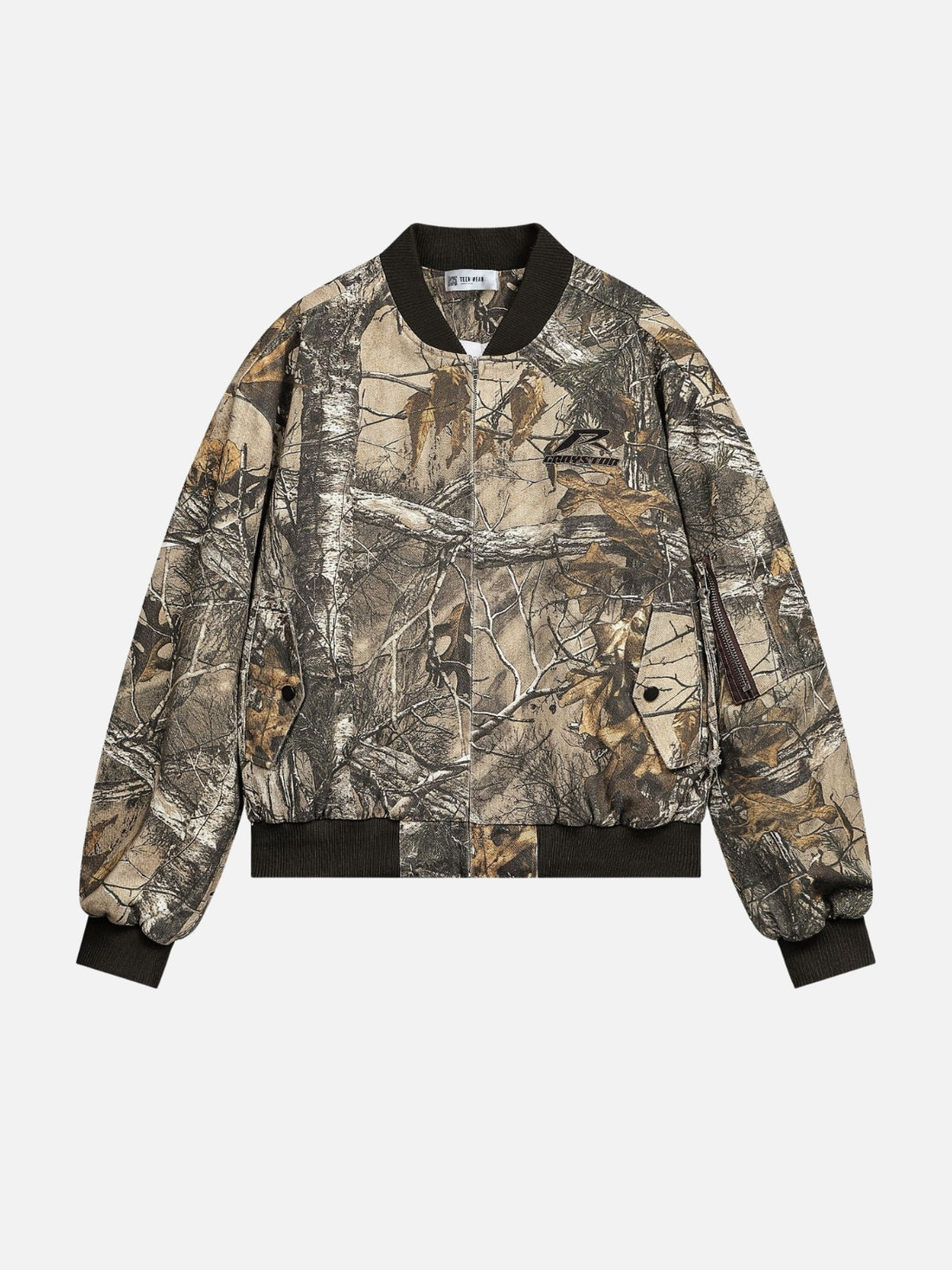 FORESTER - Oversized Graphic Jacket Forest | TEENWEAR.EU