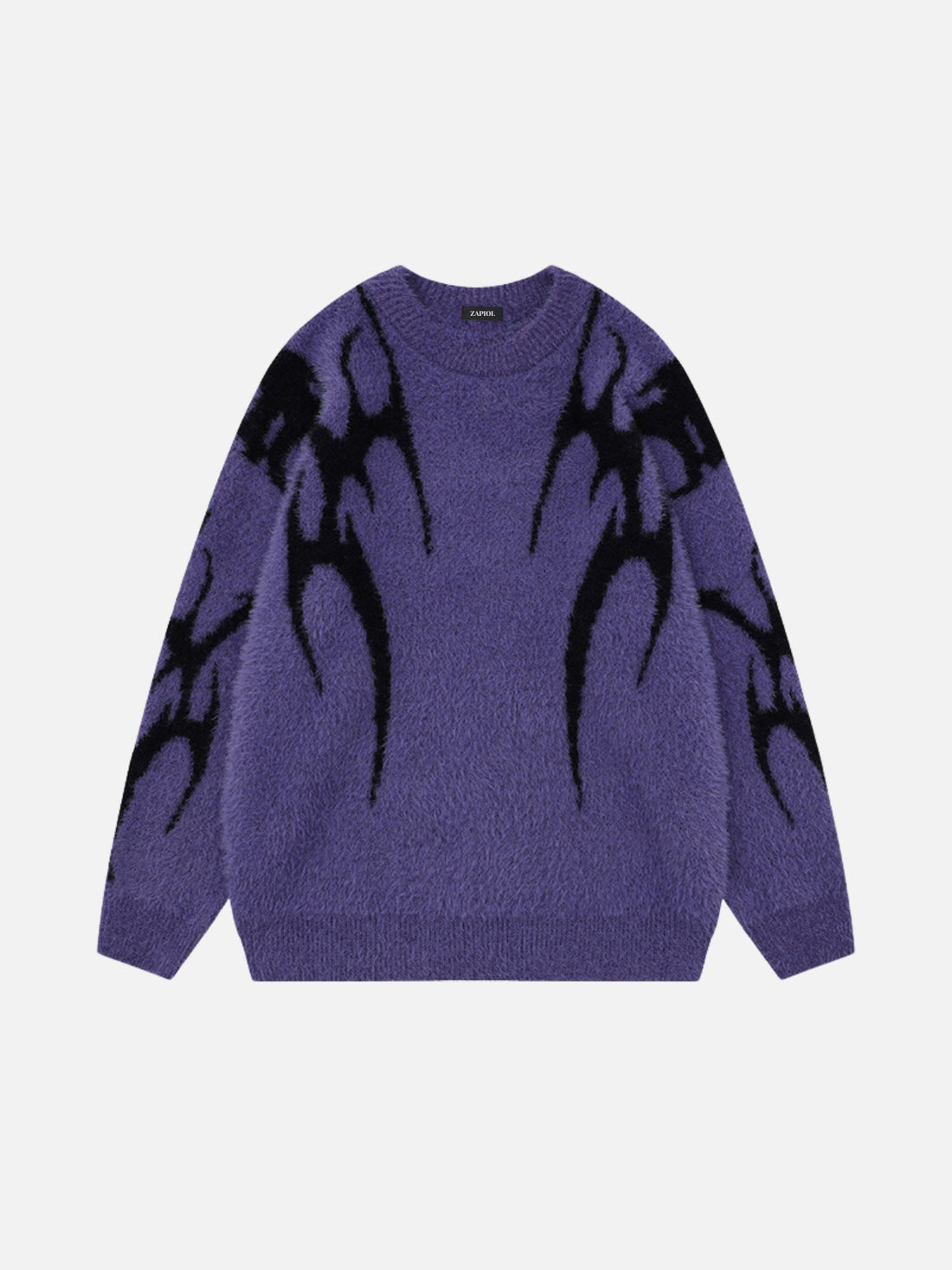 MONOGRAM - Oversized Graphic Sweater Purple | TEENWEAR.EU