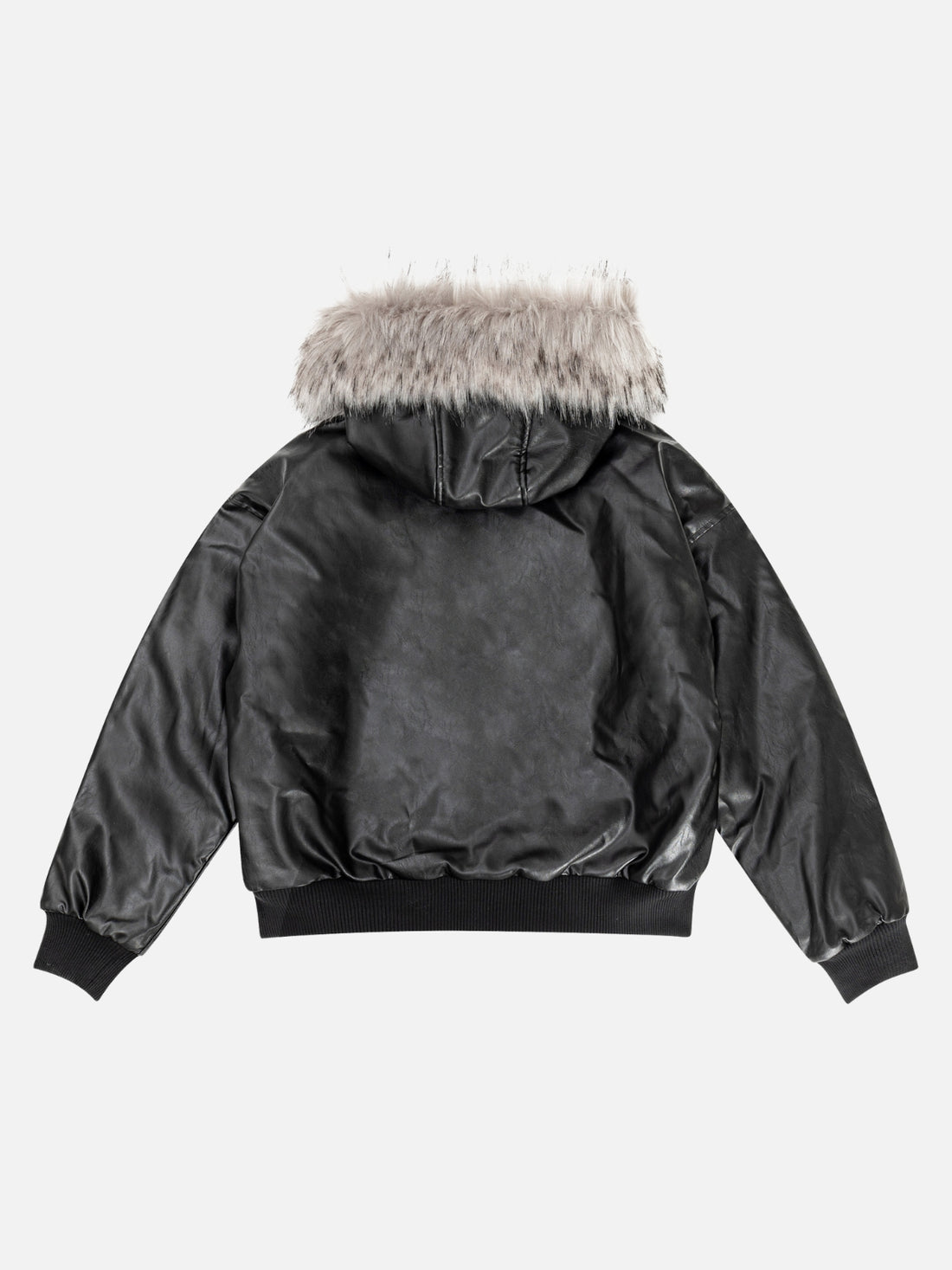 SHEEP - Embroidered Leather Jacket Black | TEENWEAR.EU