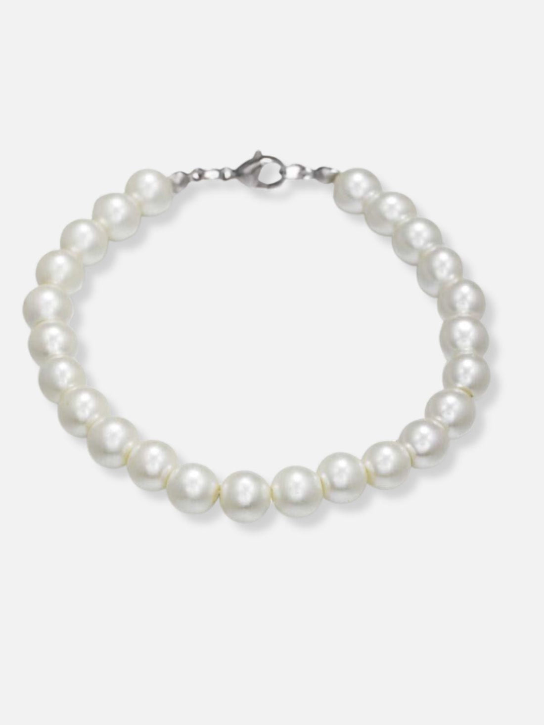 PEARLY - Pearls Imitation Bracelet White 6mm | Teenwear.eu