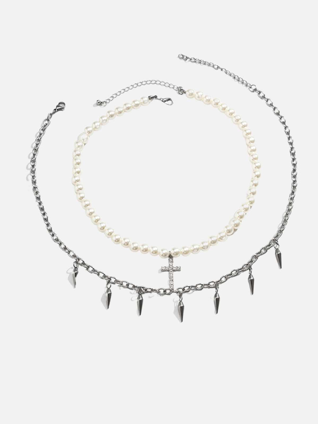 PENDANT - Pearls Imitation Necklace White | Teenwear.eu