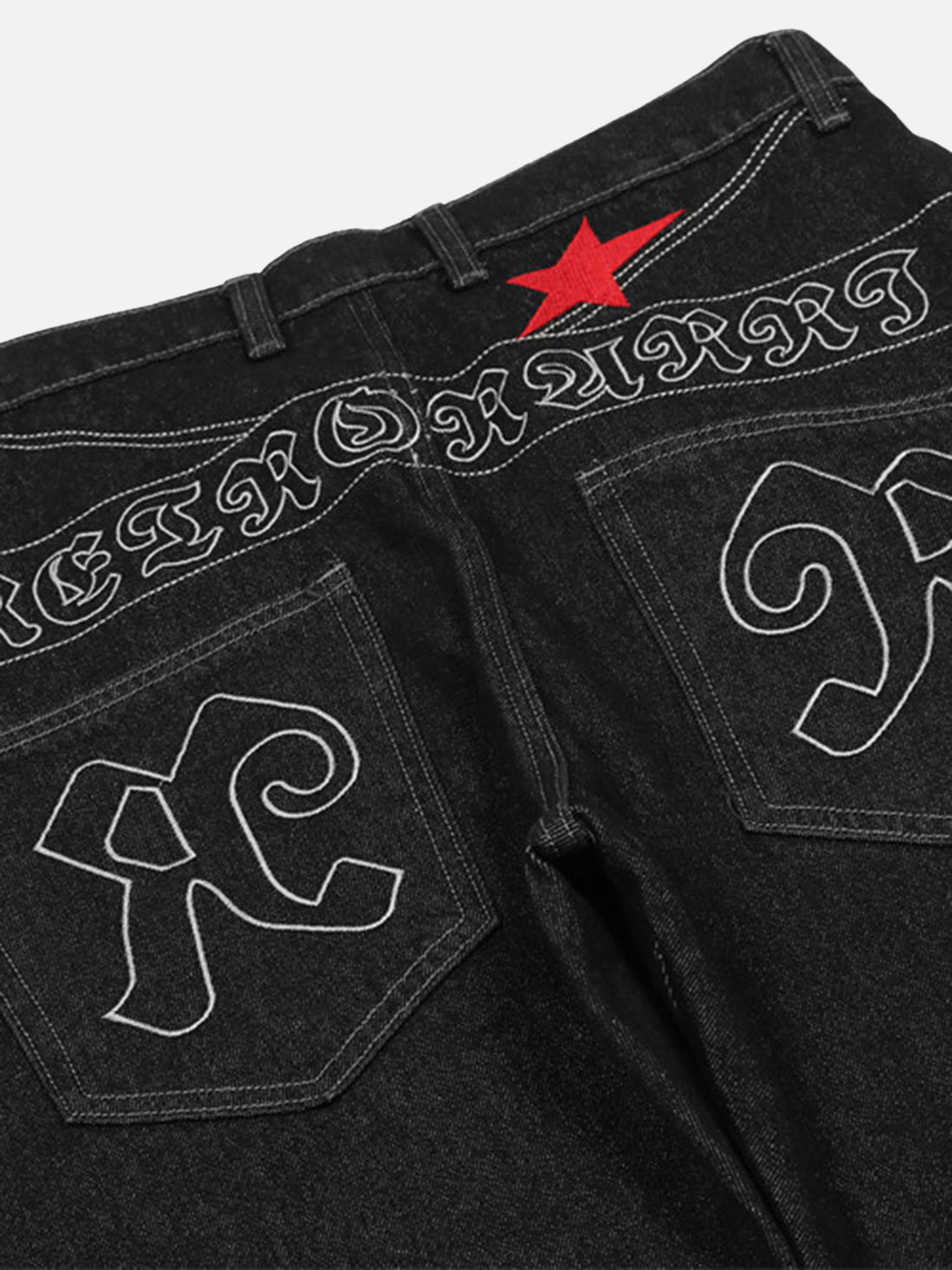 STAR - Regular Embroidered Jeans